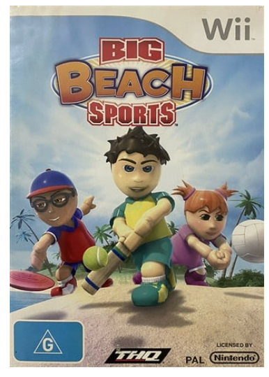 Big Beach Sports Nintendo Wii Game Good Condition With Manual