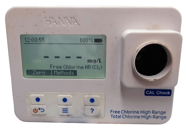 Hanna Instruments IC-HI97734 Free and Total Chlorine High Range Portable Photometer