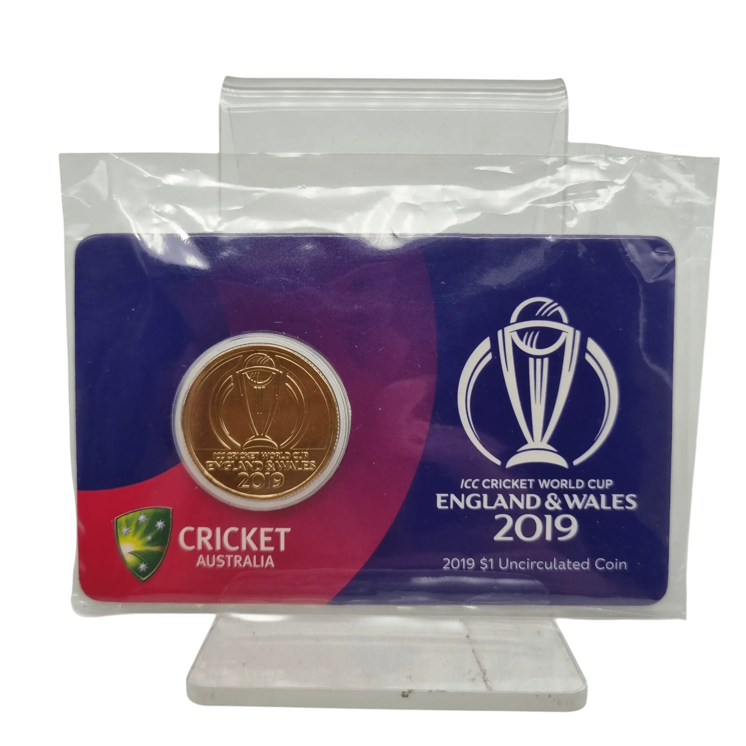 Royal Australian Mint: ICC Cricket World Cup England & Wales 2019 $1 Uncirculated Coin