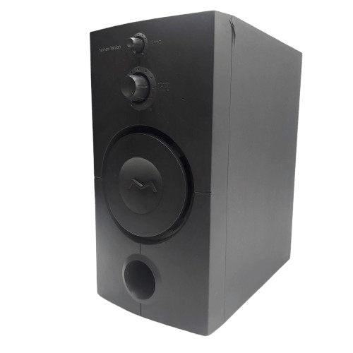 Harman Kardon HK395 3-Piece Amplified Speaker System – 2 Satellite Speakers + Subwoofer, 30W (NA)
