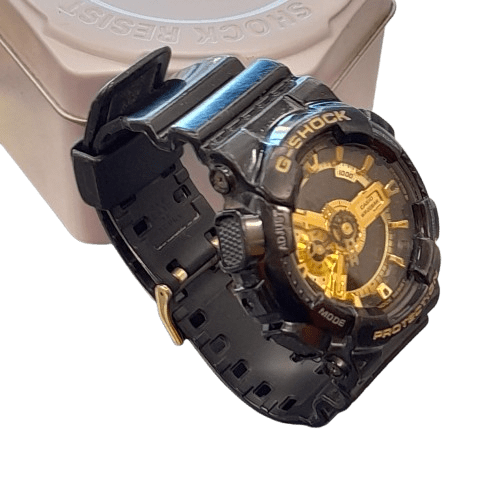 G-Shock Watch GA110GB-1A ( Black & Gold )With Tin