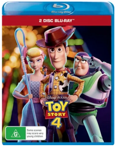 Toy Story 4 2 Disc Blu Ray – Very Good Condition
