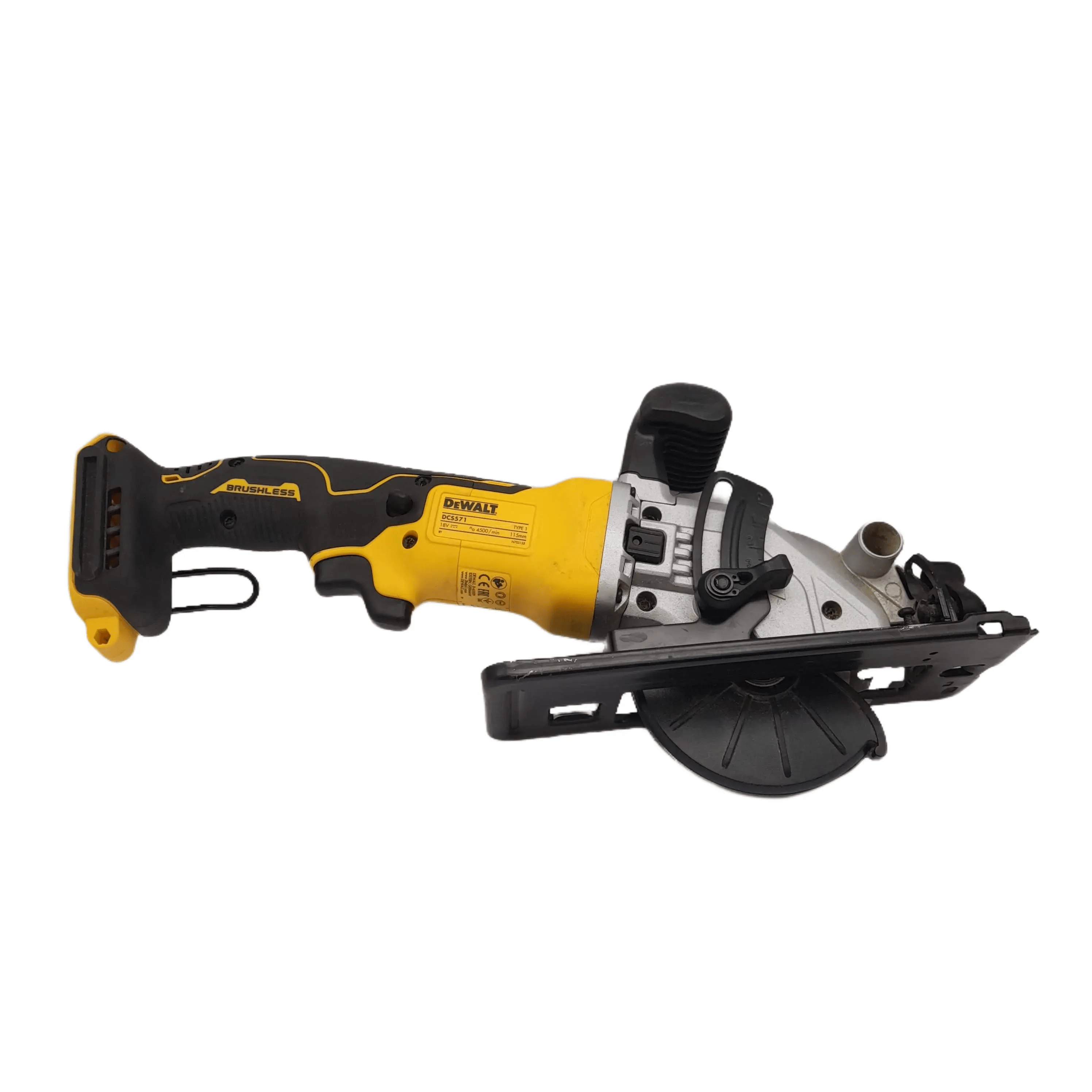 DeWALT 18V 115mm XR Li-Ion Brushless Circular Saw DCS571 – Skin Only