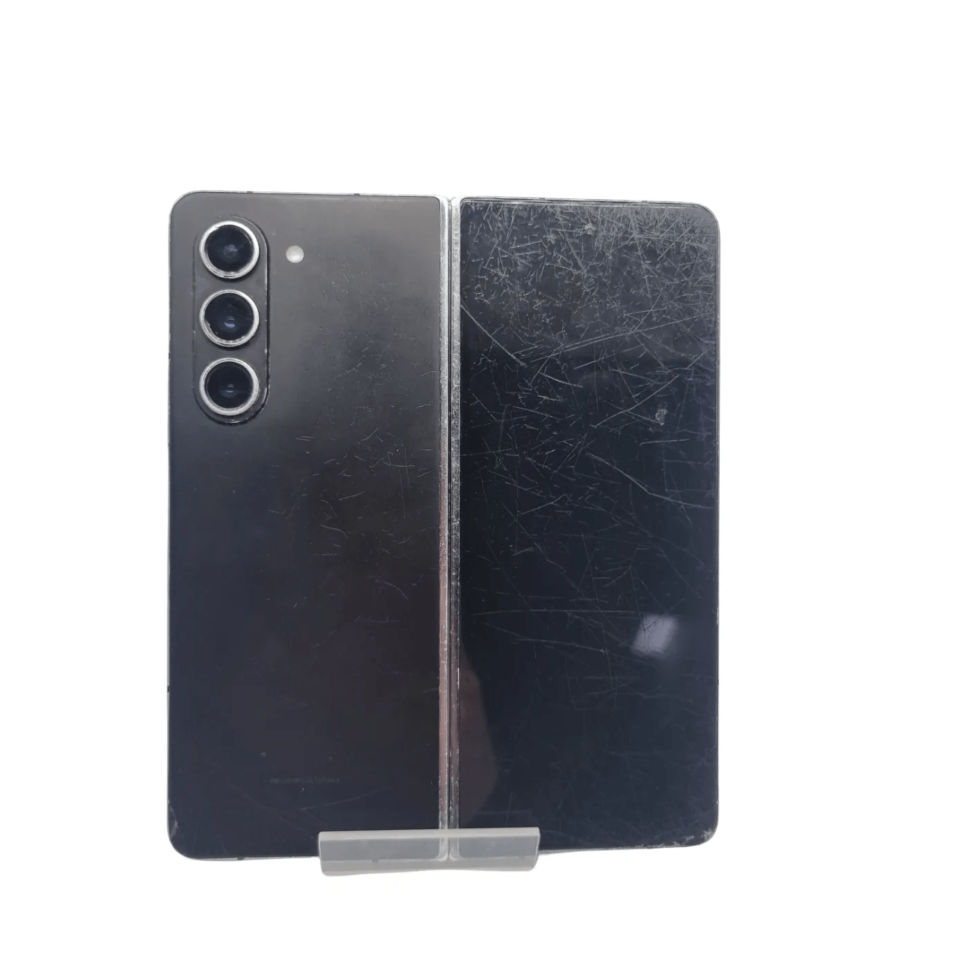 Samsung SM-F946B Mobile Phone 512GB Black Galaxy Z Fold5 Very Scratched and Minor Crack – (WR 1356637)