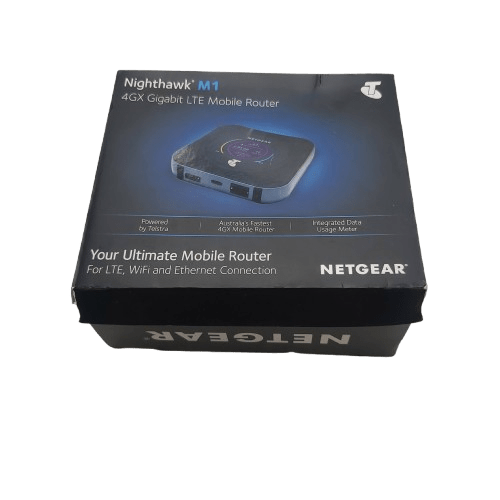 Netgear Nighthawk M1 MR1100-1TLAUS 4GX Mobile Hotspot With Box & USBC Cable, Box Average Condition