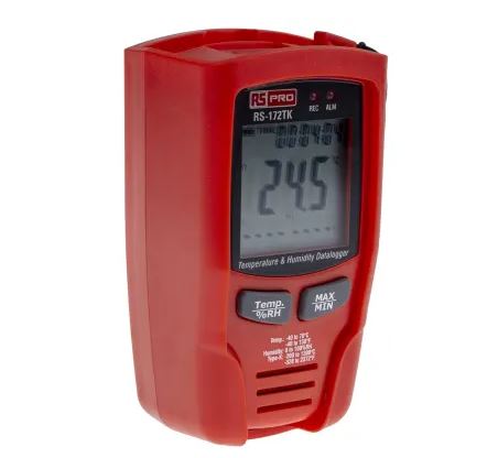 RS PRO RS-172TK Temperature & Humidity Data Logger, USB, 1 Input Channel(s) in Packet