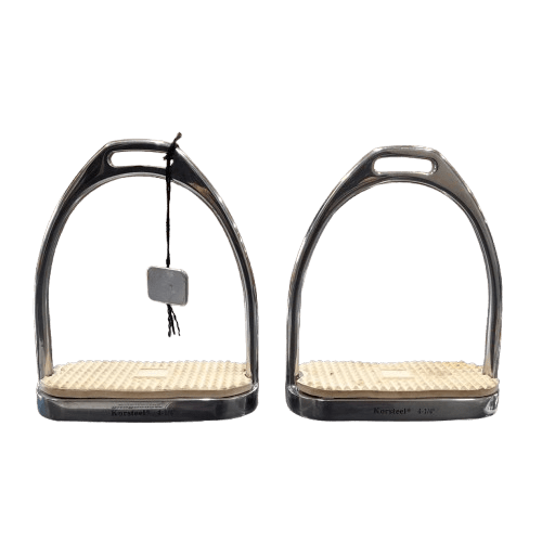 Korsteel Stainless Steel Knife Edge Stirrup Irons – 4¼” (GE 1347286)
