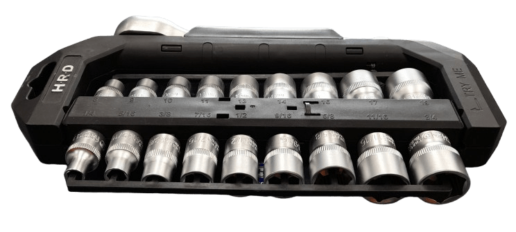HRD H38VS20 20PCE 3/8″ DRIVE SOCKET SET