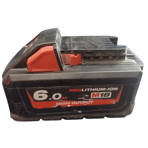 Milwaukee 18V RedLithium-Ion 6.0Ah High Output Battery M18HB6, Scuffing To Label, Good Condition (WR)