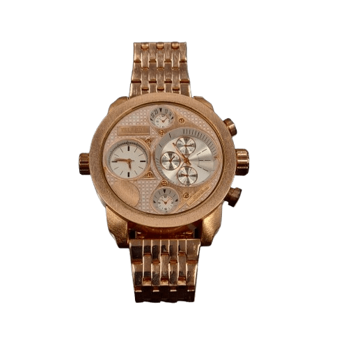 Telenda Watch Gold Round Face