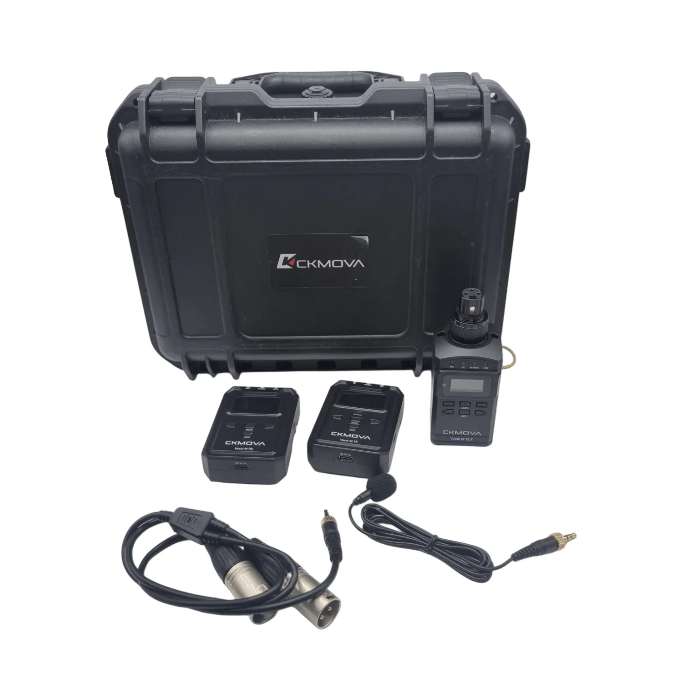 CKMOVA Vocal M V3 Professional UHF Dual-Channel Wireless Microphone With Receiever in Case