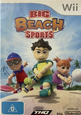 Big Beach Sports Wii Game Good Condition With Manual