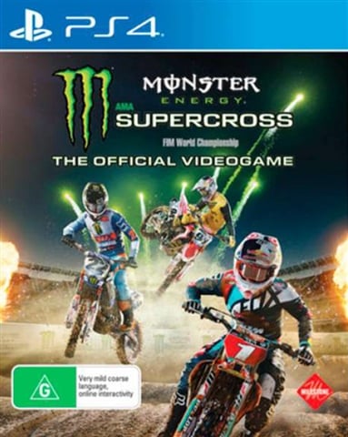 Playstation 4 Game: Monster Energy Supercross *In Case* (WR 1355098)