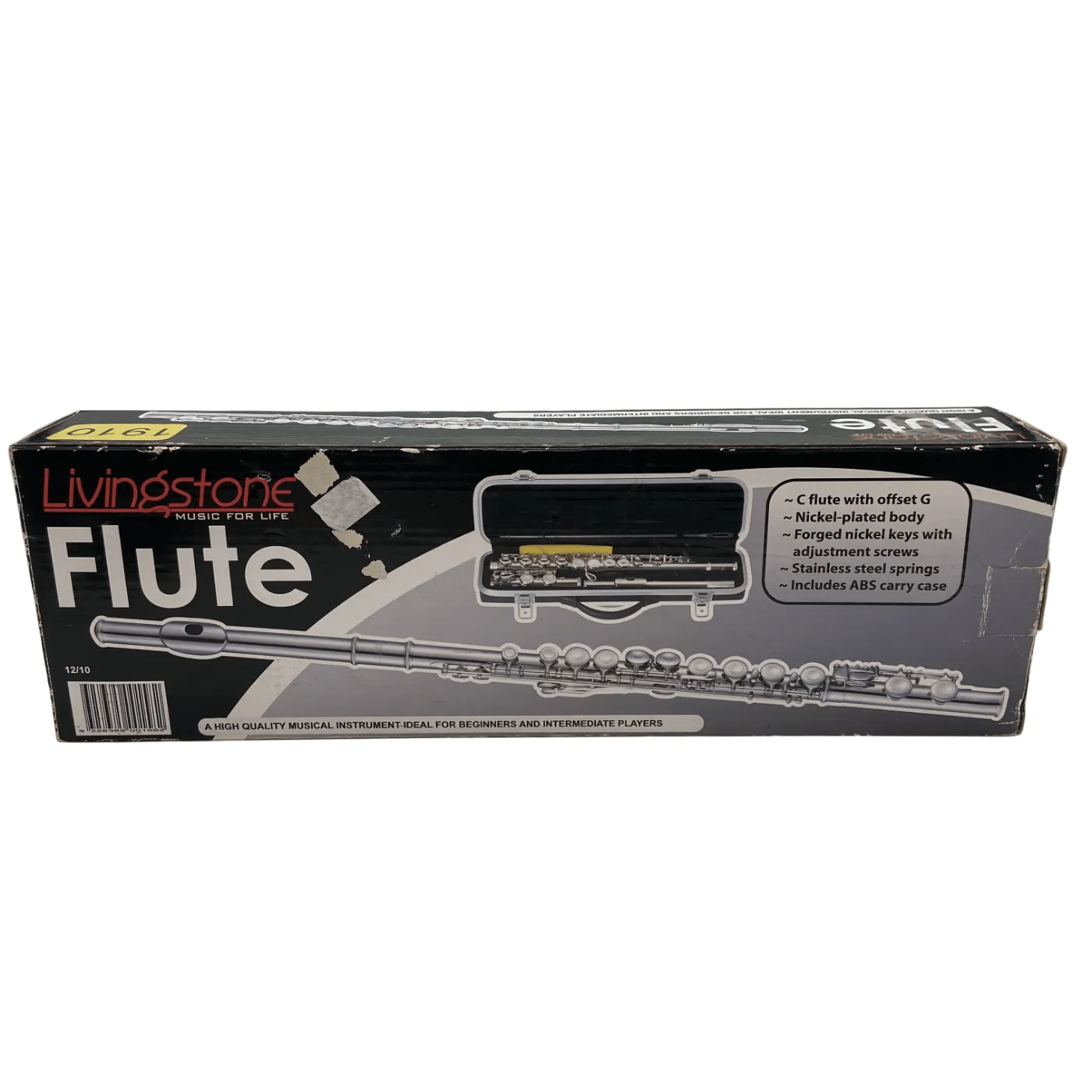 Livingstone FL1 Silver Flute – Includes Box, Case & Manual