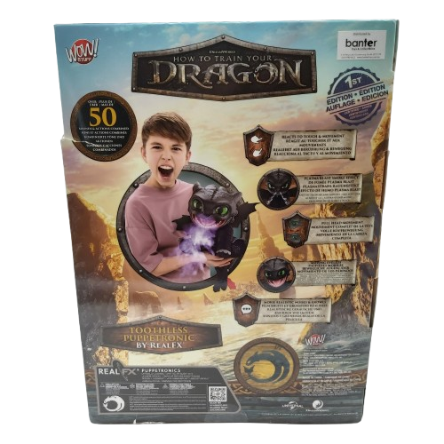 How To Train Your Dragon Toothless Puppetronic Toy – Like New (CP)