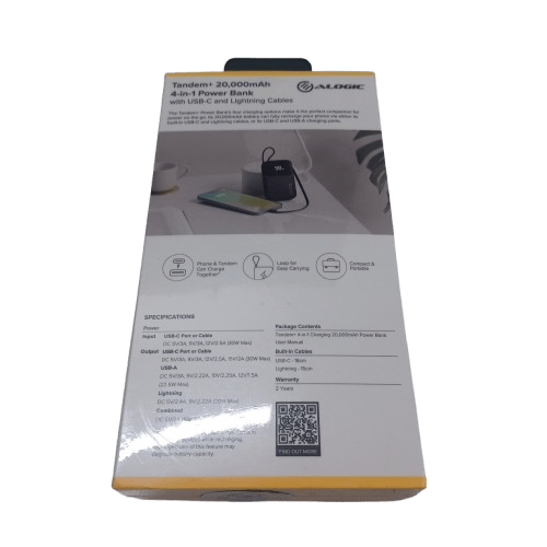 Alogic Power Bank  AL20KPBTN-B (WR 1342846)
