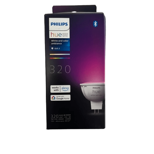 Philips Hue 320 GU5.3 White and Colour Smart Lightbulb (MK) Philips Hue 320 GU5.3 White and Colour Smart Lightbulb (MK)