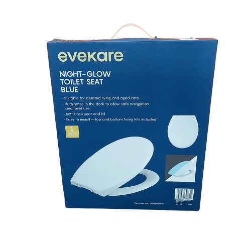 Evekare Toilet Seat Glow In The dark Blue Colour