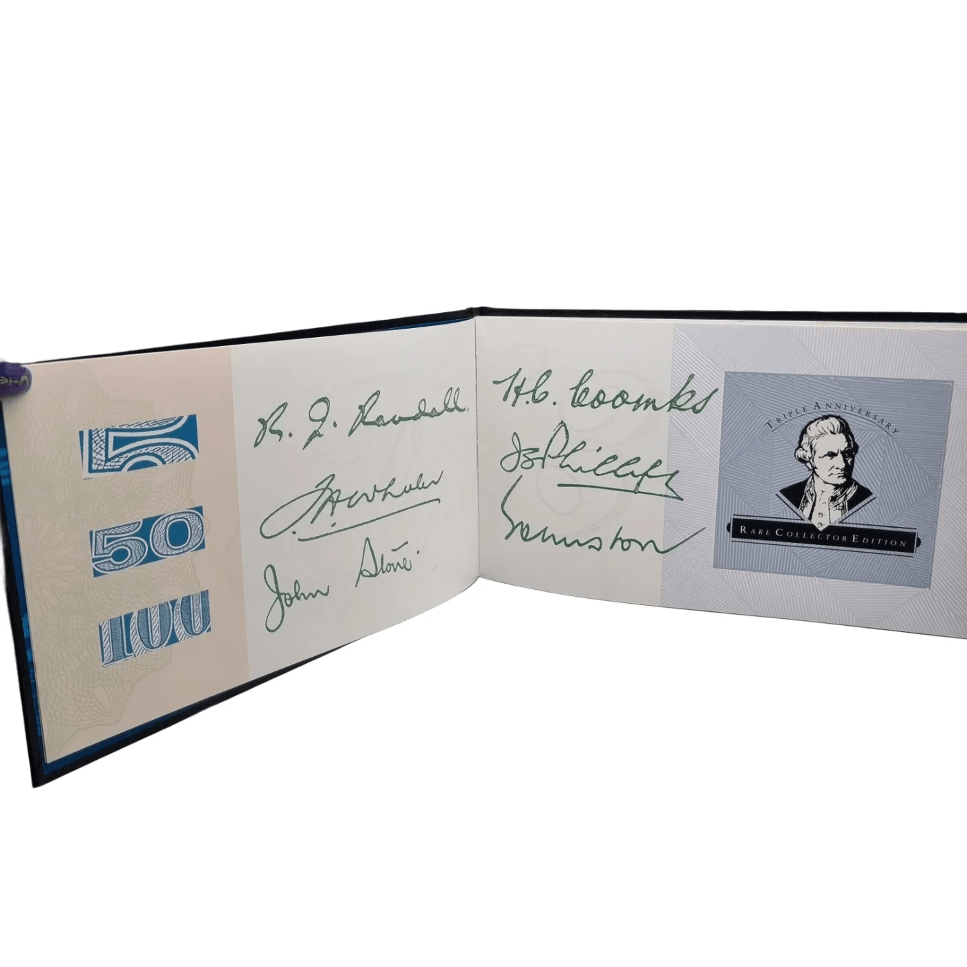 1994 Triple Anniversary Banknote Portfolio