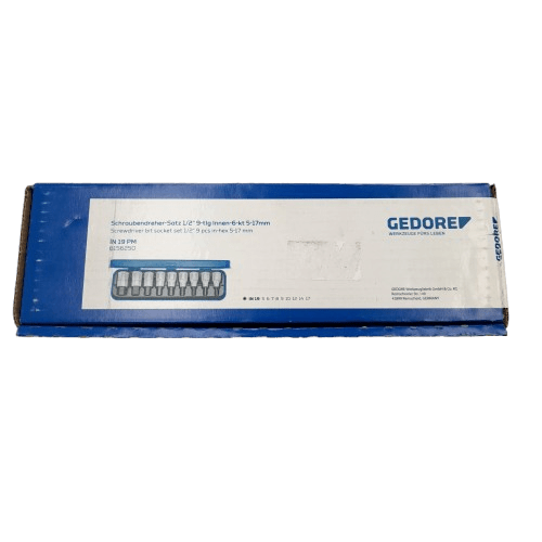 Gedore 9-Piece Metric 1/2 in Bit Socket Set , Hex Bit New In The Box  (MR)