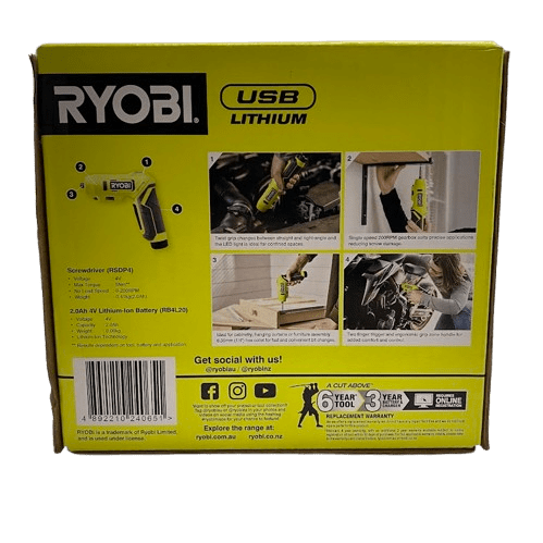 Ryobi USB Lithium Screwdriver Kit – Like New In Box (NG)