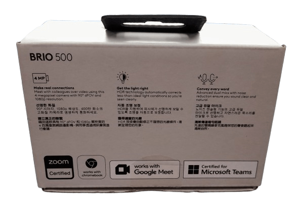 Logitech Brio 500 Webcam In Box Like New