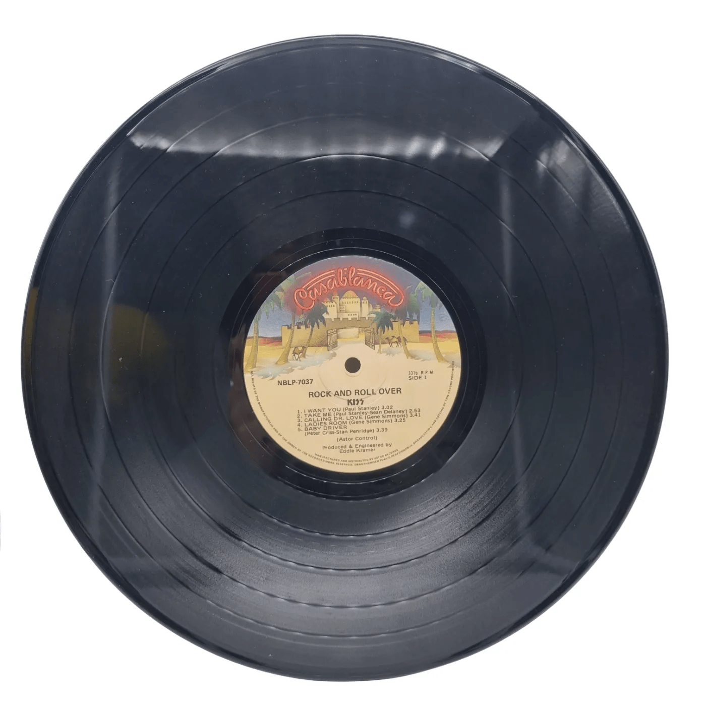 KISS Rock And Roll Over Vinyl Record