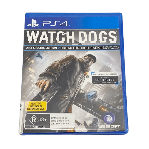 Watch Dogs Playstation 4 Game