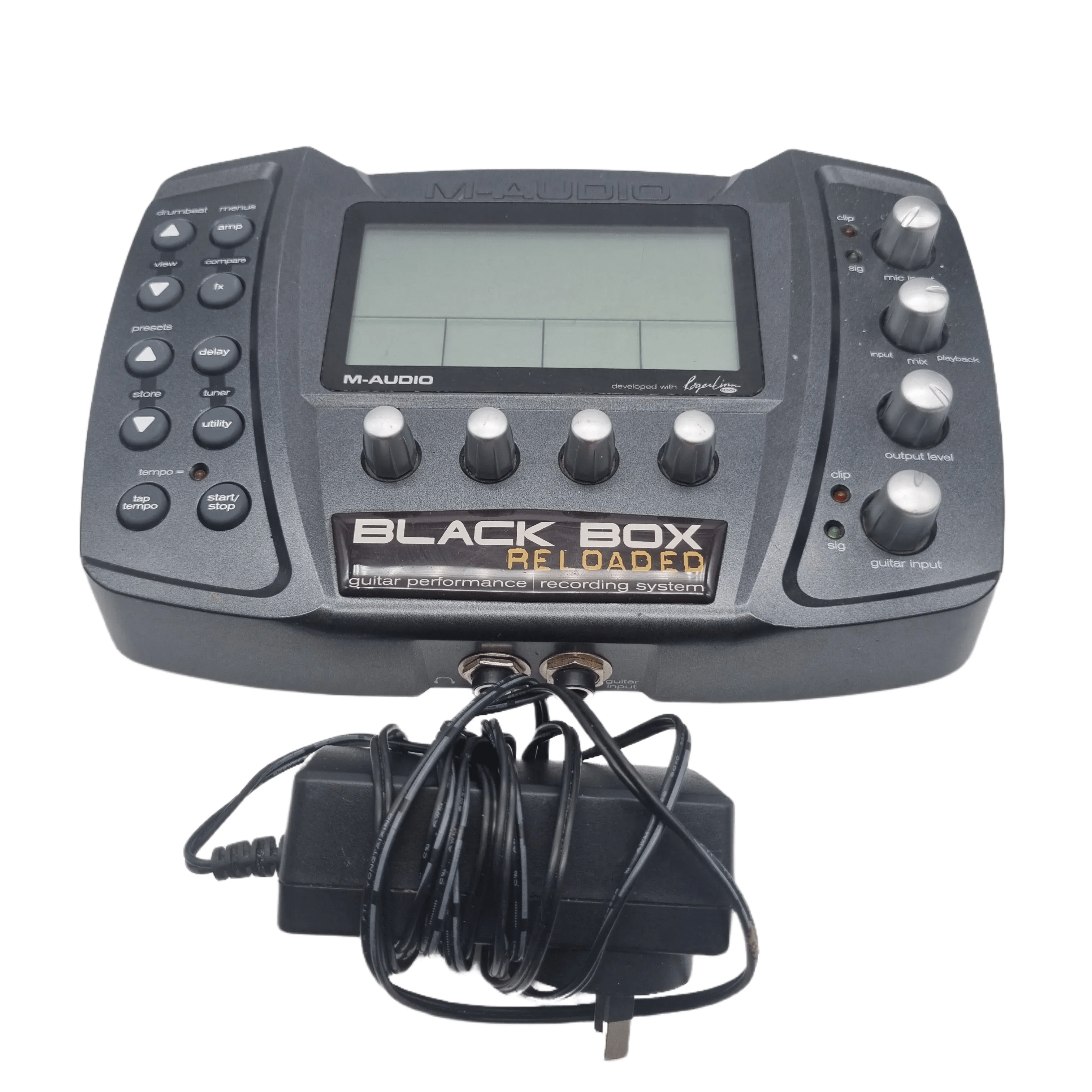 M-Audio Black Box Guitar Processor & USB Audio Interface + Power