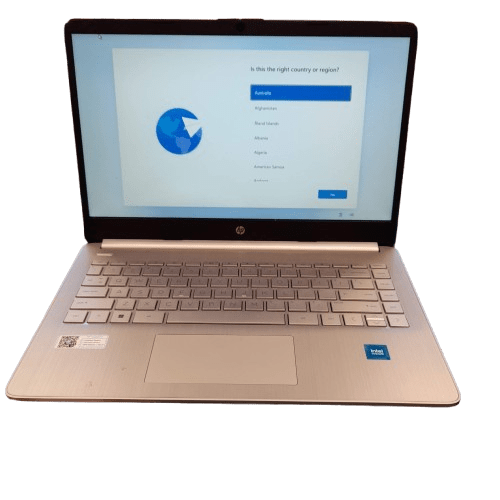HP Laptop 14S-DQ3132TU – Intel Celeron N4500, 4GB RAM, 128GB HDD, Windows 11 Home in S Mode, with Charger
