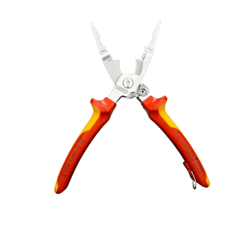 Knipex Combination Pliers, 200 mm Overall, Straight Tip, VDE/1000V (LN)