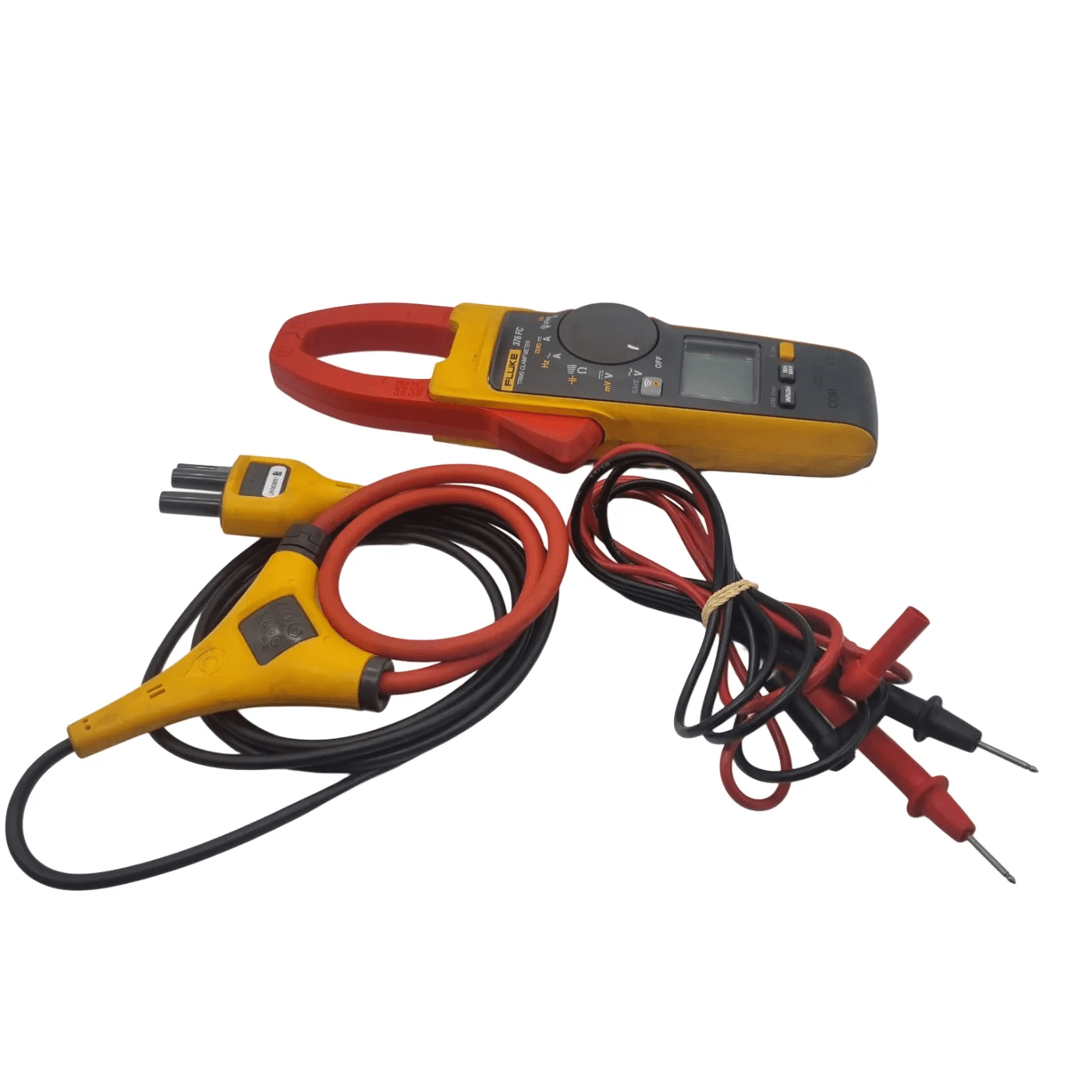 FLUKE CLAMP METER KIT 376 FC YELLOW + BAG + TESTER WIRES