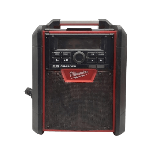 Milwaukee Radio M18 Charger – Corded Takes Battery Also