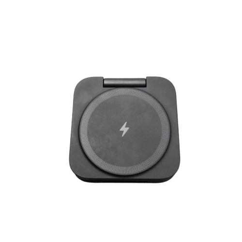 KUXIU X55 3-In-1 Foldable Magnetic Wireless Charging Station – Gray (MR)