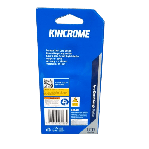 Kincrome Digital Tire Depth Guage – K8640 (JN)
