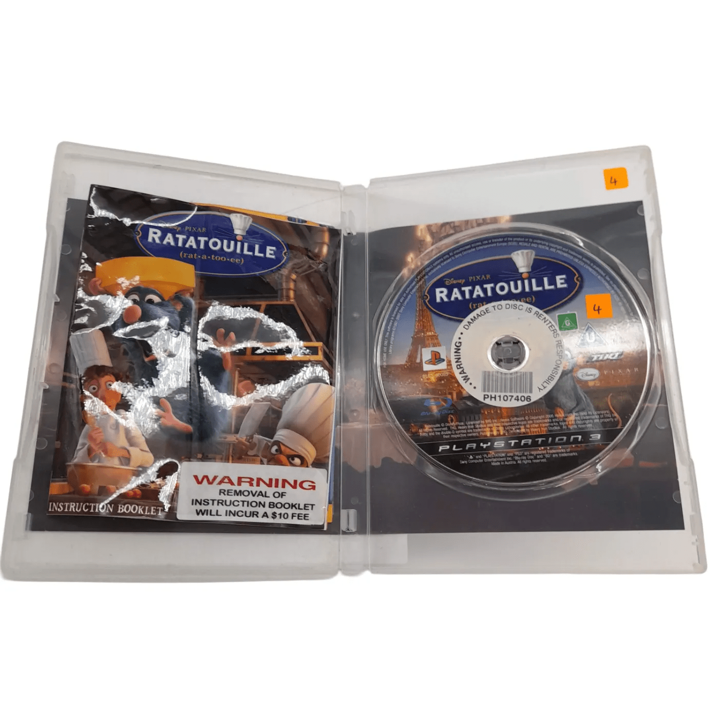Ratatouille – PlayStation 3 Game – WL 1349901