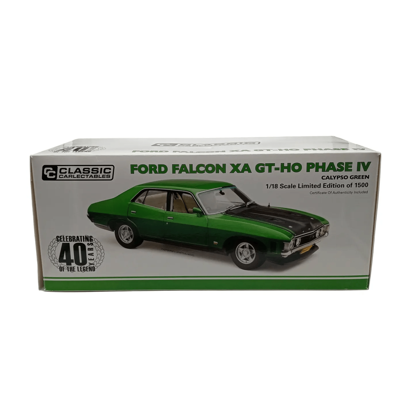 Ford XA Falcon GT-HO Phase IV Calypso Green in Box