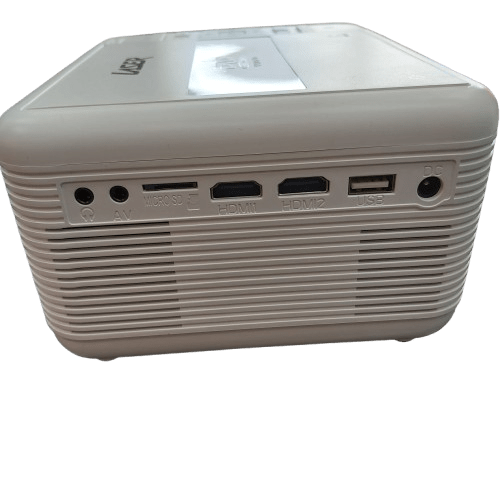 LASER PROJECTOR PJT-DVDHD-906 WHITE WITH BOX AND POWERCORD