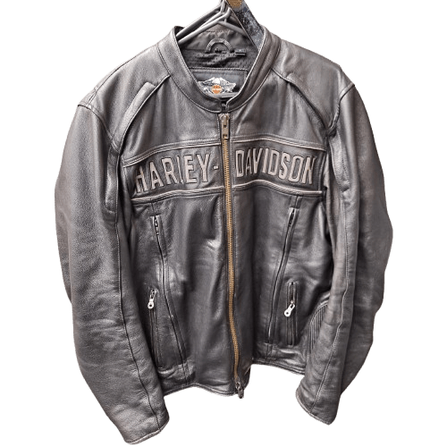 Genuine Harley-Davidson Leather Jacket Size Large Mens