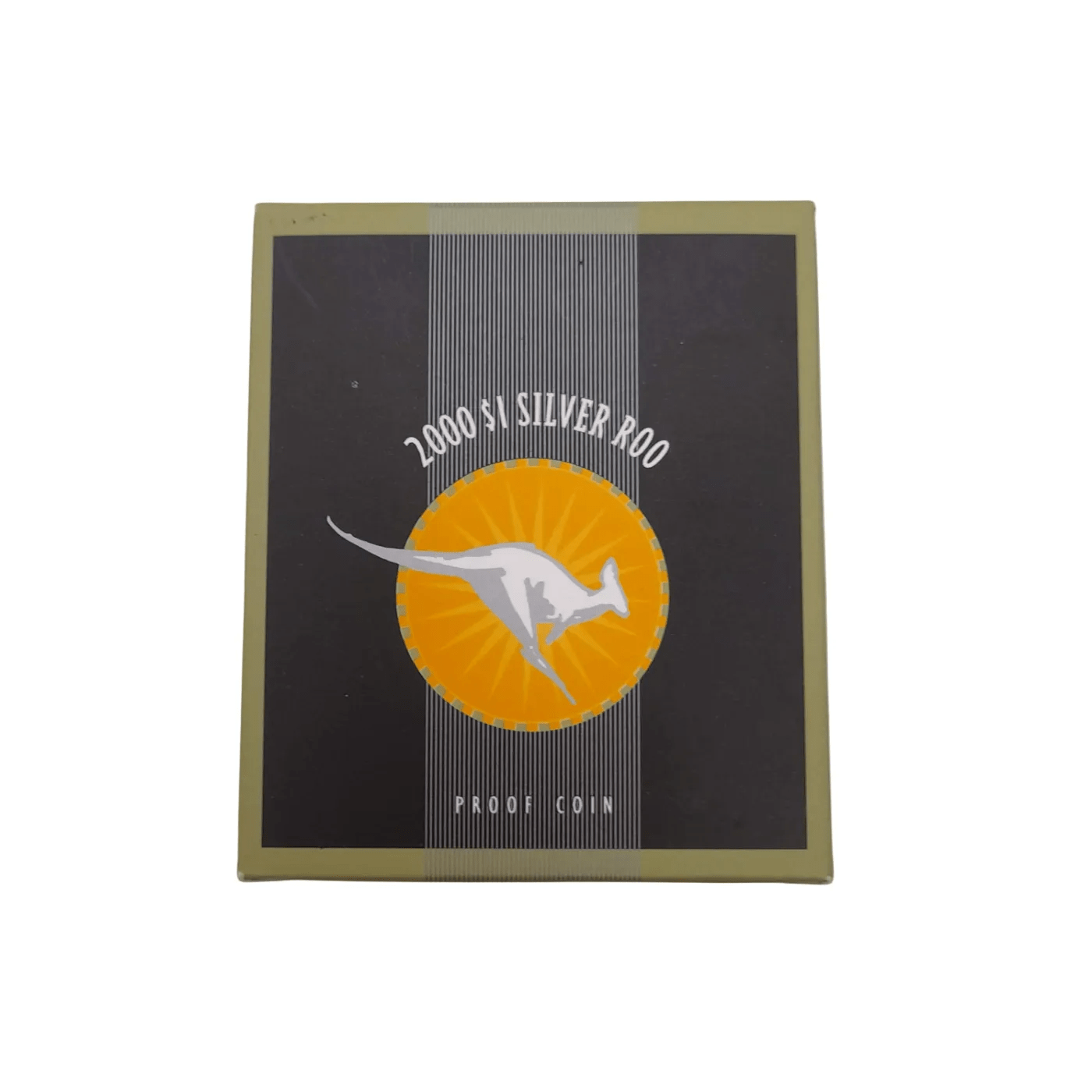 Royal Australian Mint – 2000 $1 Silver Kangaroo Proof Coin (with Case & COA) – WL 1347996