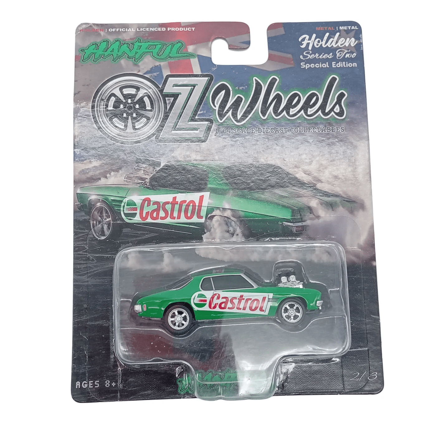 Holden OZ Wheels – Green Handfull Series One Special Edition (1:64 Scale, 2 of 3) – In Box  (WR 1340718)