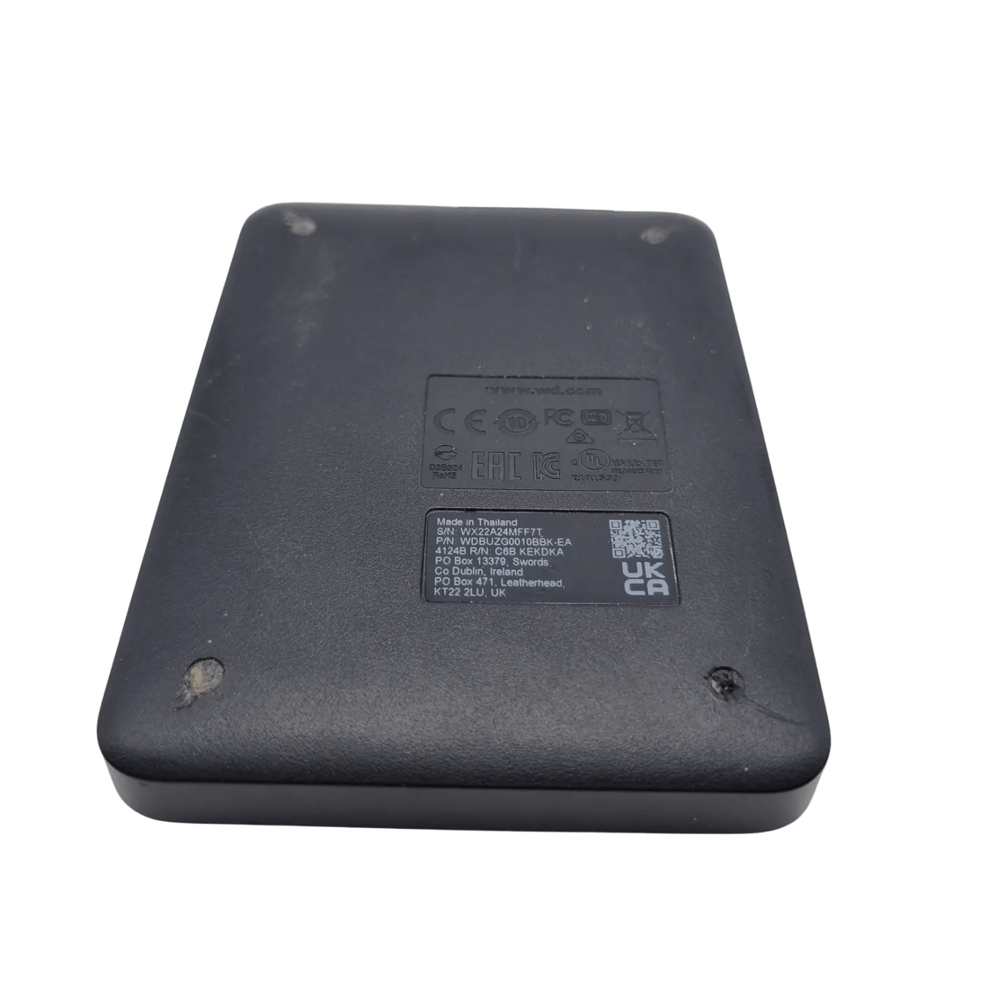 WD Portable Hard Drive 4124B  1TB With USB Cord