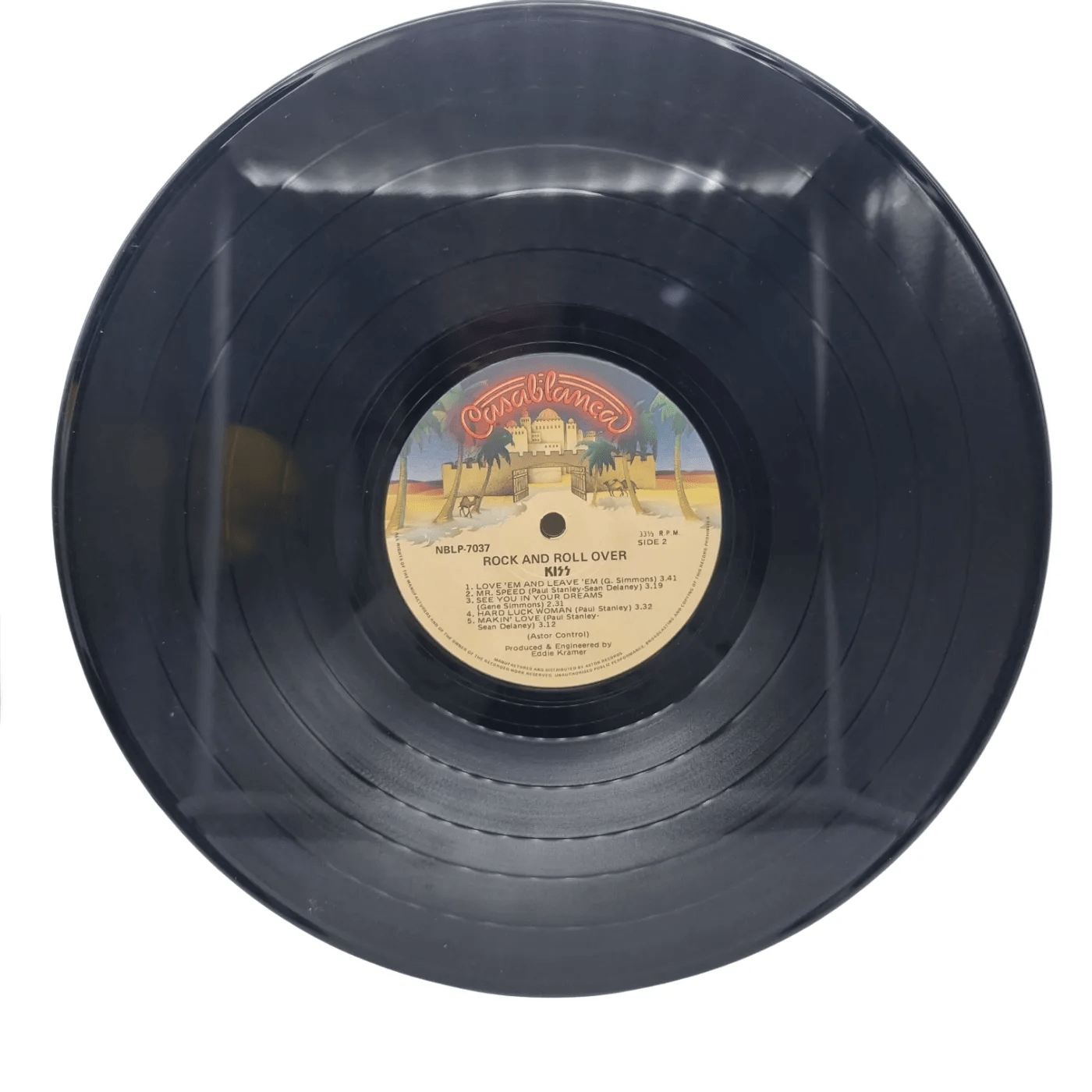 KISS Rock And Roll Over Vinyl Record