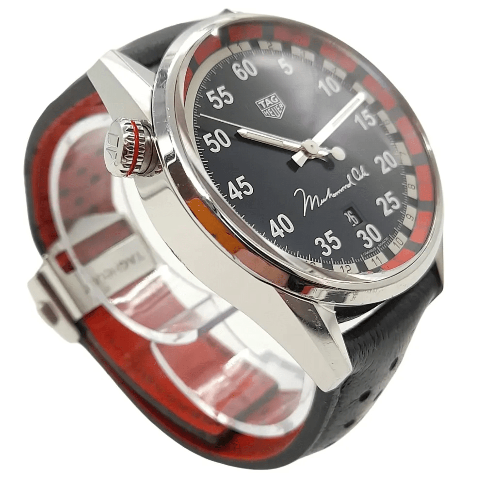 Tag Heuer Carrera Ringside Muhammed Ali Edition 43mm WAR2A12 (2019) With Box & Coin LIMITED EDITION