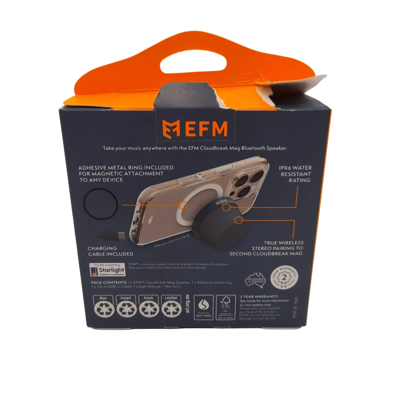 EFM Portable Magnet Speaker Cloudbreak Mag (WL 1356982)