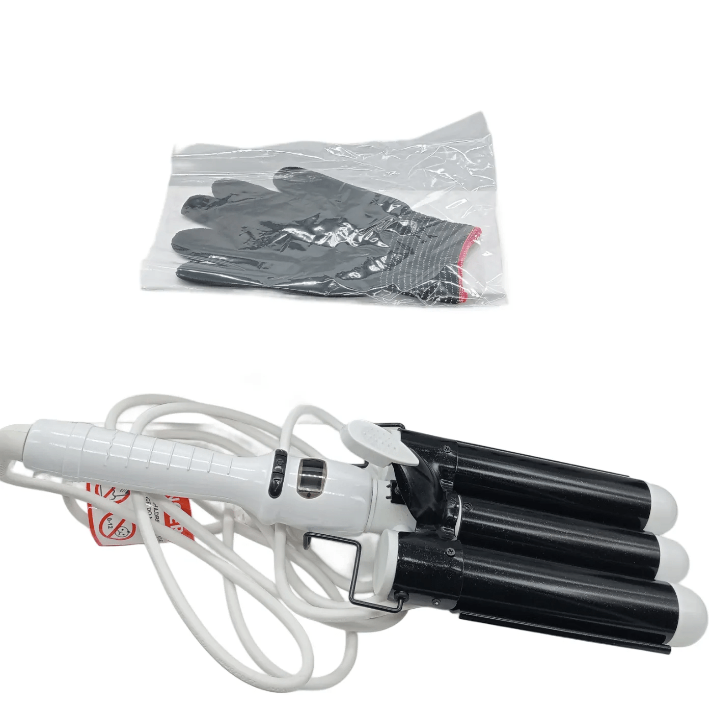 Bondi Boost Wave Wand – White With Box And Glove