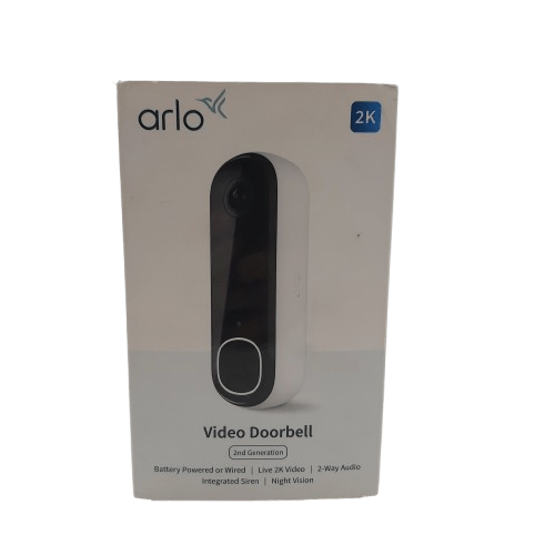 Arlo Doorbell Camera AVD4001-100AUS With Box And Charger