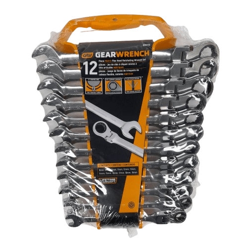 GearWrench 12-Piece Flex Head Ratcheting Wrench Spanner Set