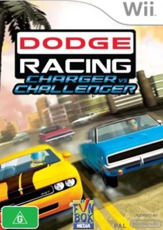 Dodge Racing Charger Vs Challenger Wii Game Good Conditon