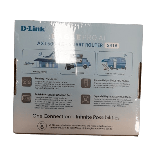 D-link AX1500 4G+ Smart Router (JN)